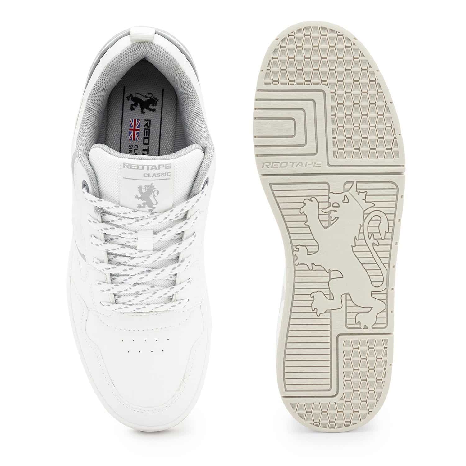 Redtape White Grey Shoe - Image 3