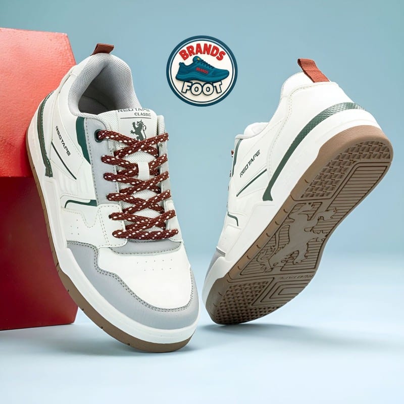 Redtape White Multi Shoe