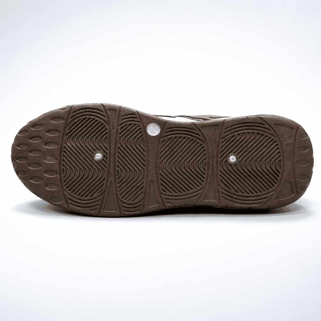 Premium A23 white brown shoe - Image 3